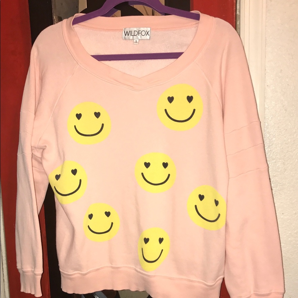 😃😃Wildfox Smiley Face Gidget Sweater😃😃